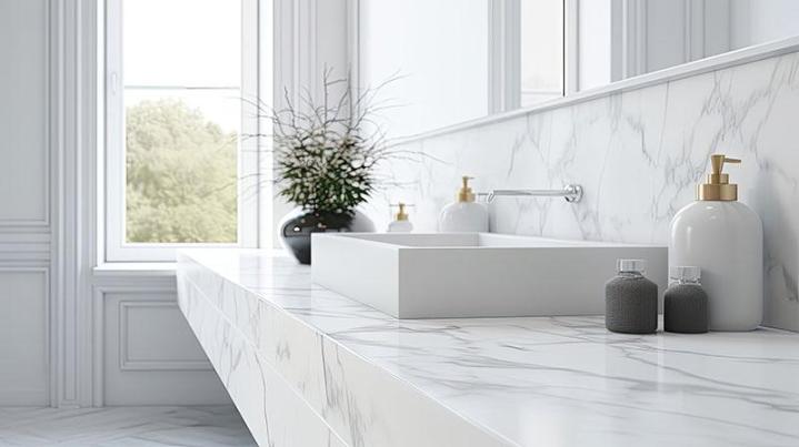 We can create a custom quartz bathroom that meets your expectations in terms of aesthetics and practicality